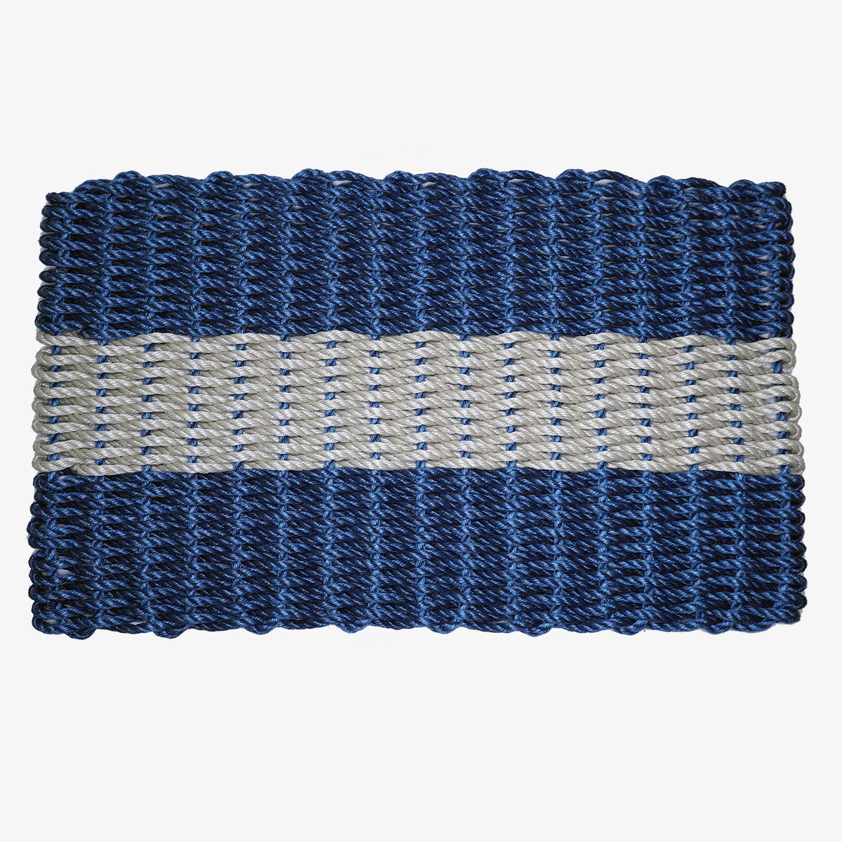 Thin Blue Line Decorative Rope Mat