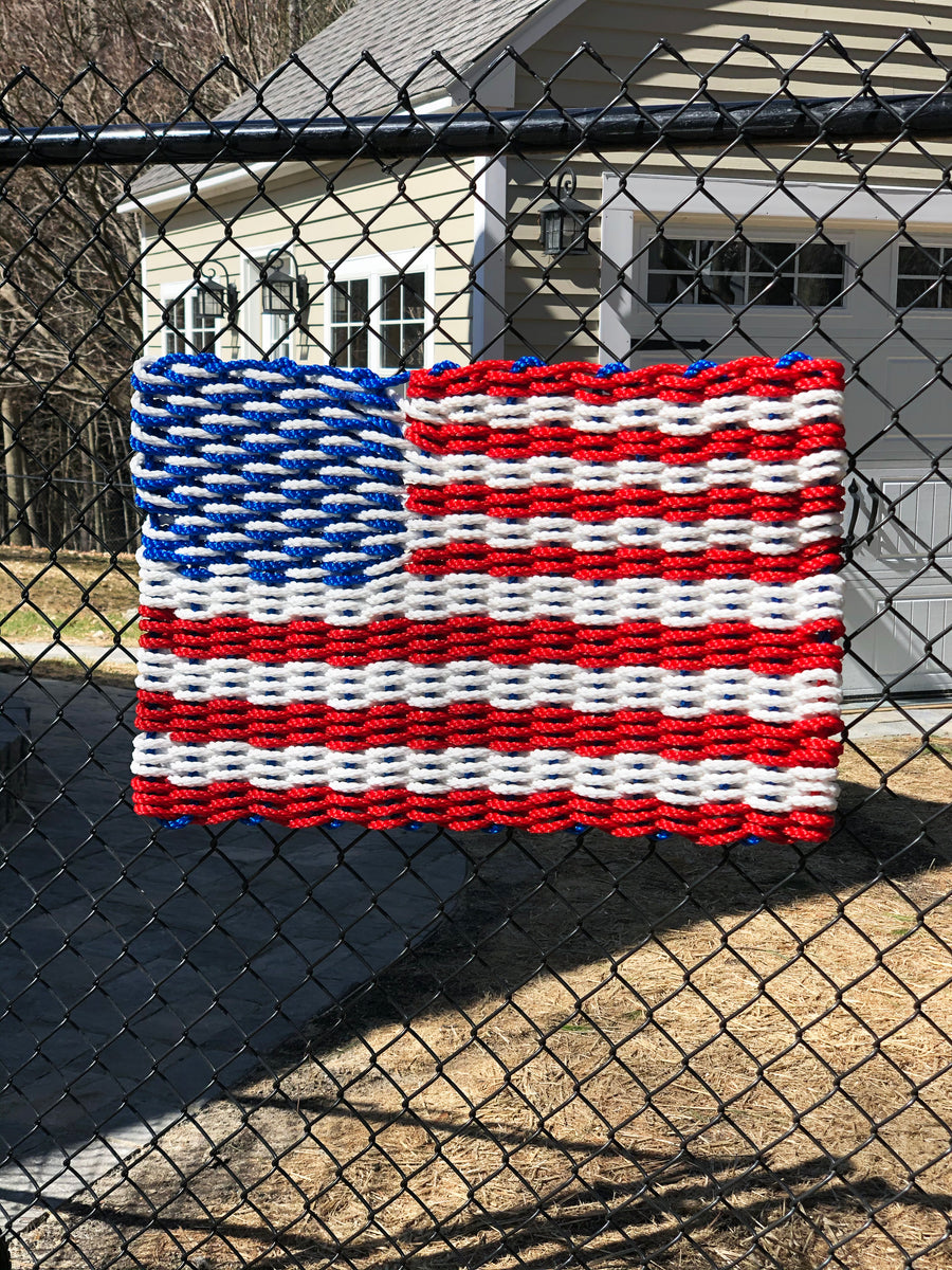 Maine Rope Flag - Thin Green Line – Maine Rope Mats