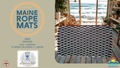 DW 869 - Handcrafted Woven Maine Rope Door Mat