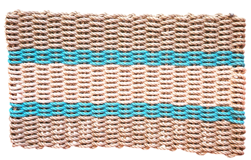 268 - Handcrafted Woven Maine Rope Door Mat