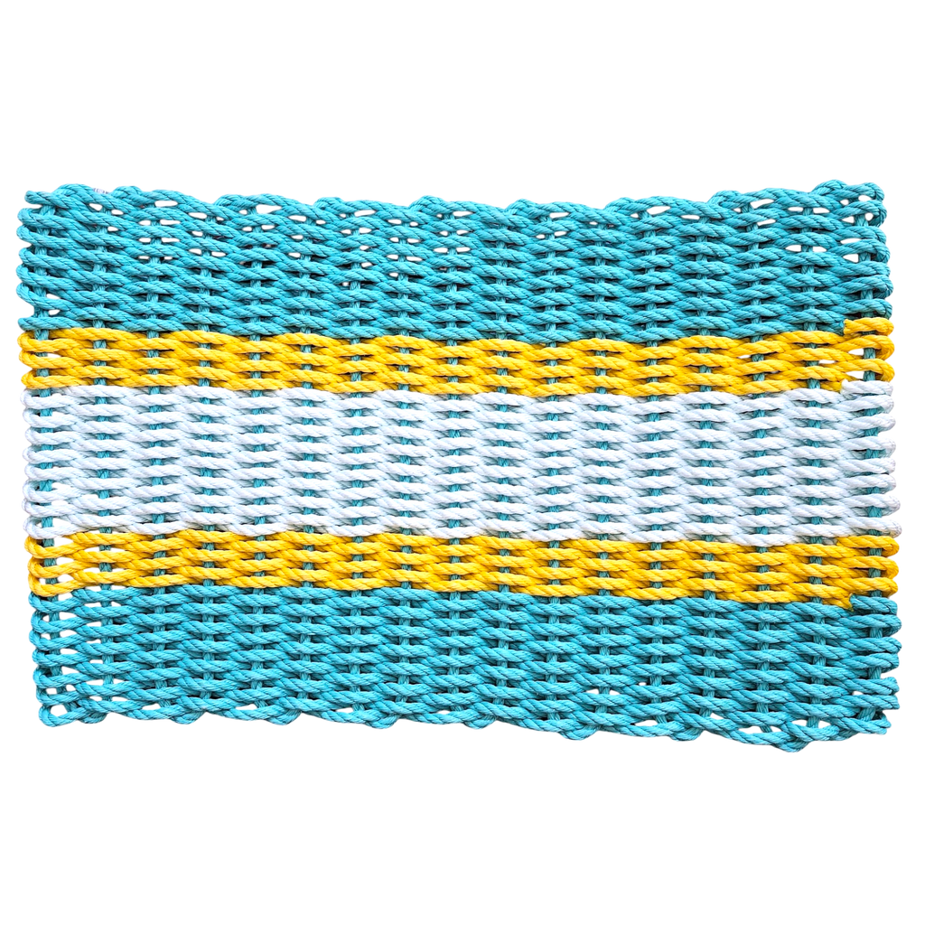 811 - Handcrafted Woven Maine Rope Door Mat