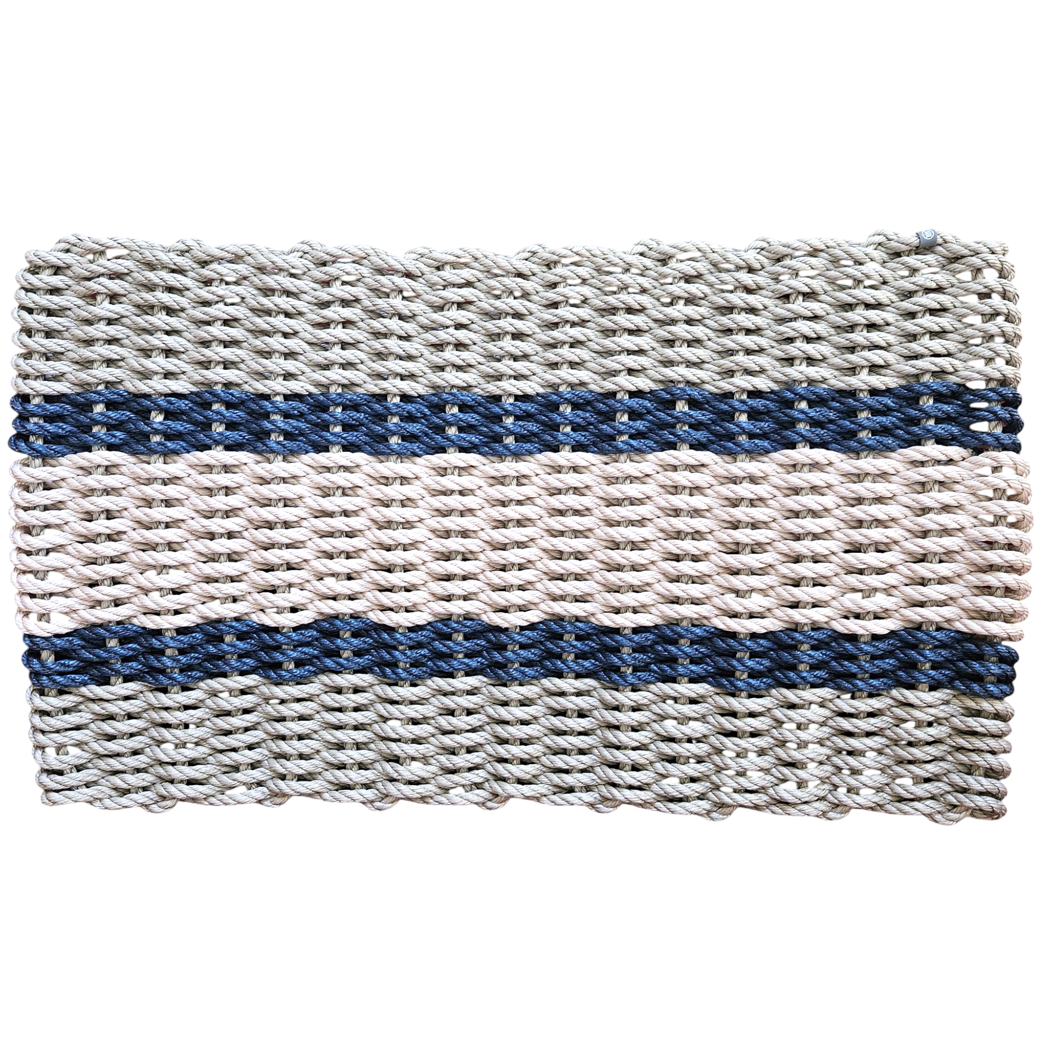 815 - Handcrafted Woven Maine Rope Door Mat