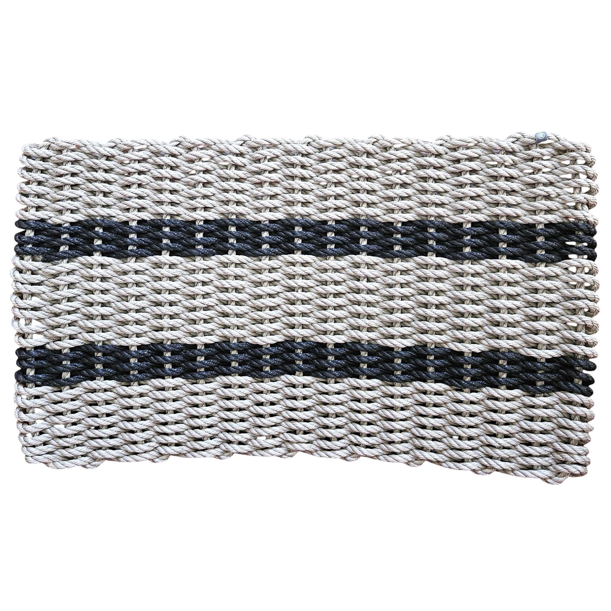 827 - Handcrafted Woven Maine Rope Door Mat