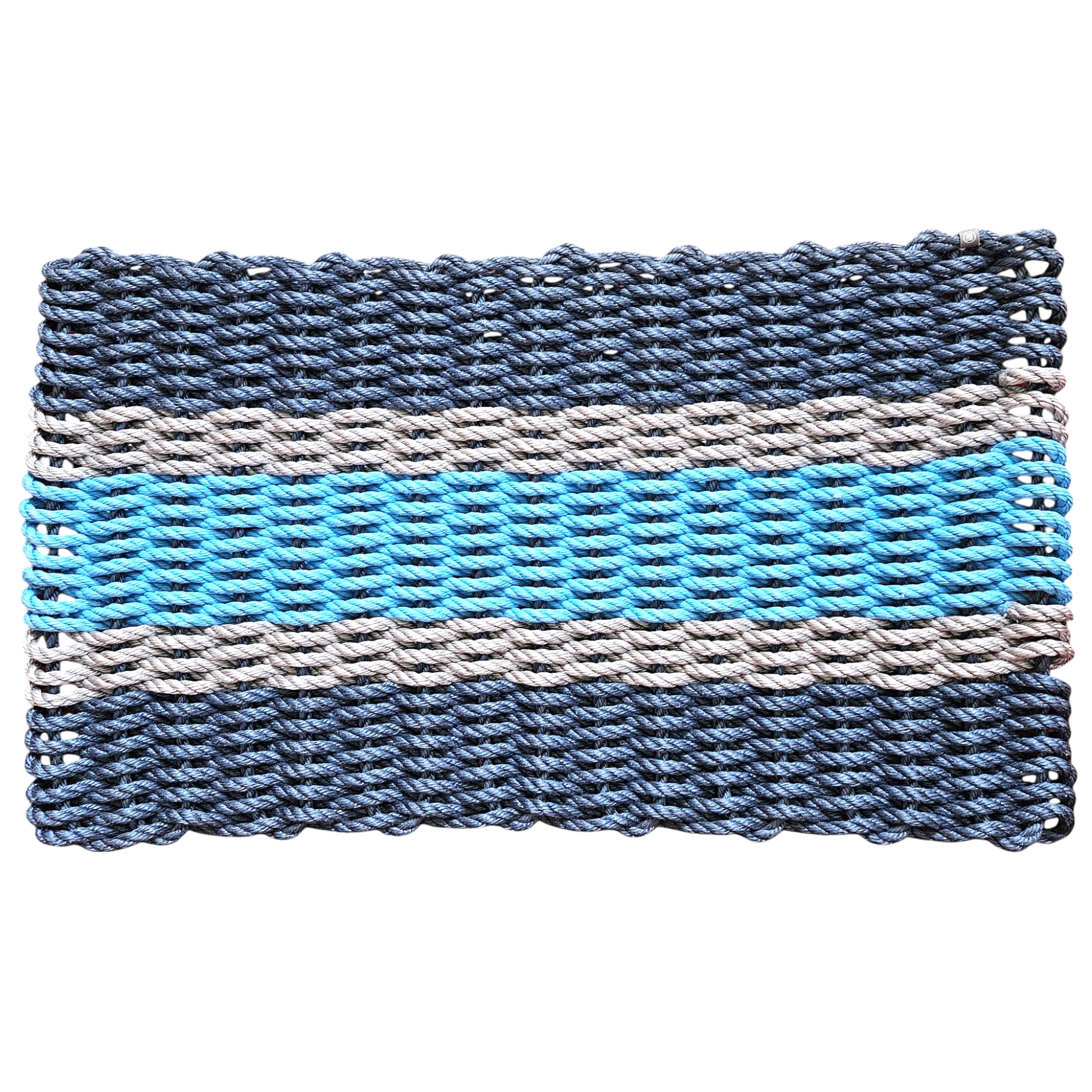 851 - Handcrafted Woven Maine Rope Door Mat