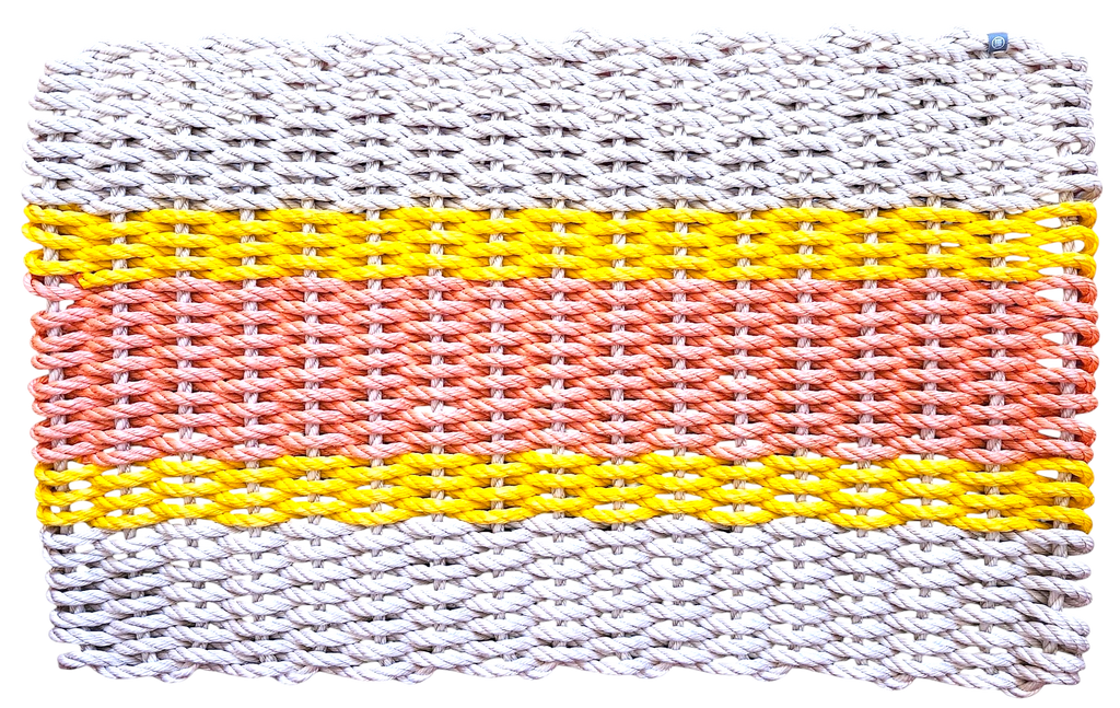 905 - Handcrafted Woven Maine Rope Door Mat