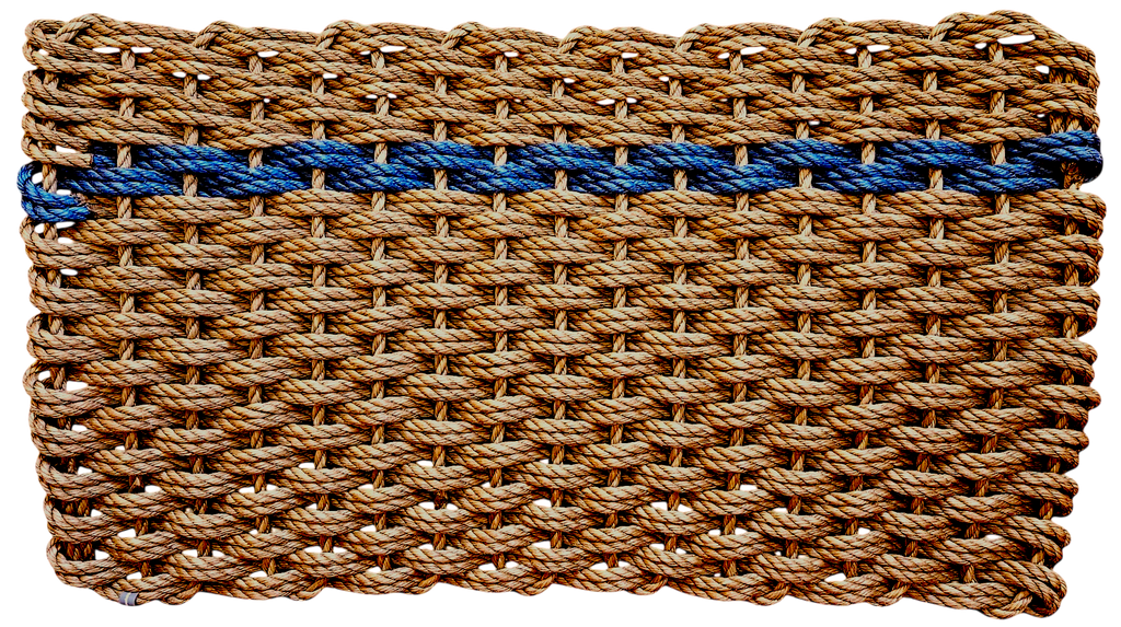 917 - Handcrafted Woven Maine Rope Door Mat