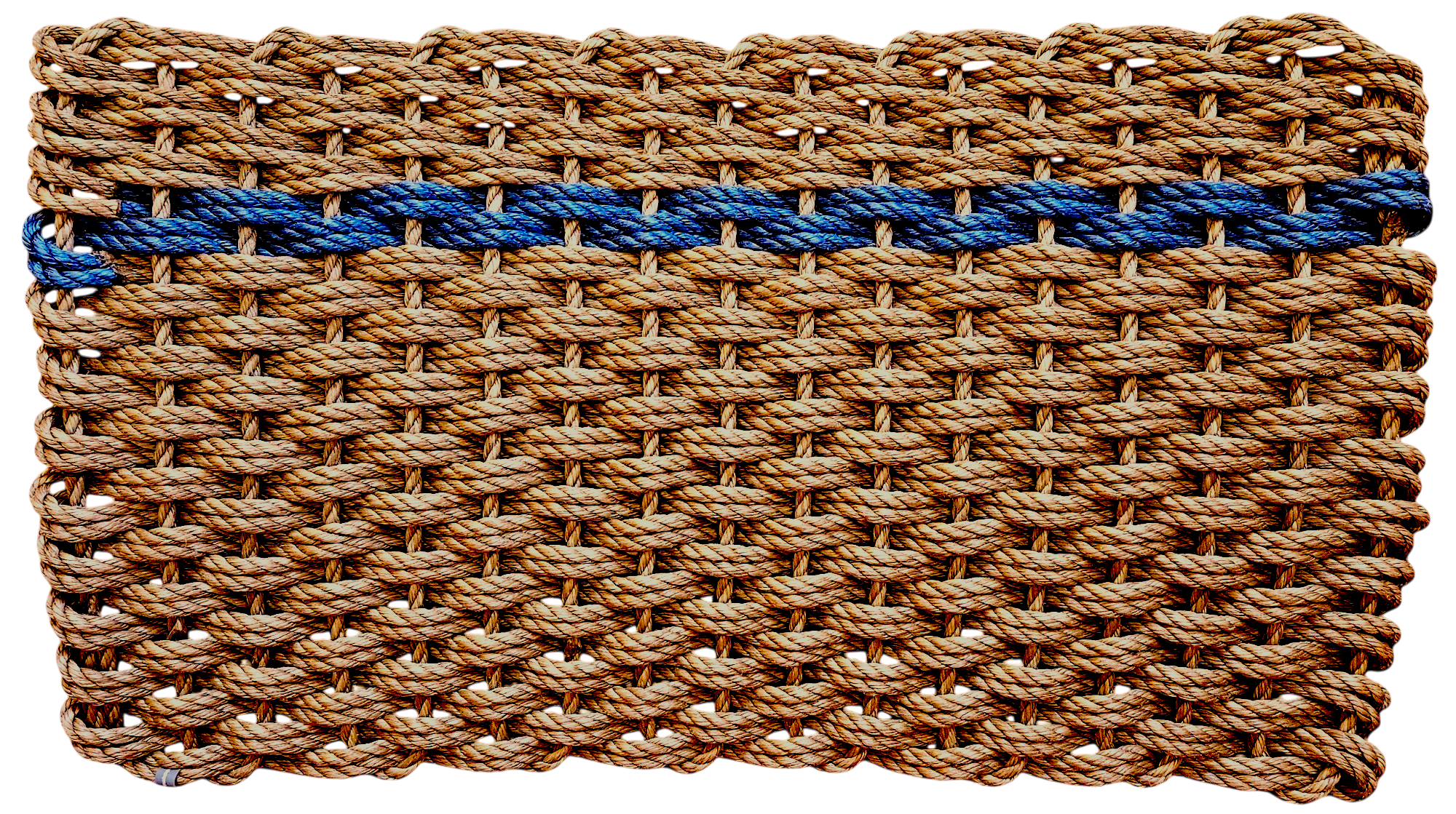 917 - Handcrafted Woven Maine Rope Door Mat