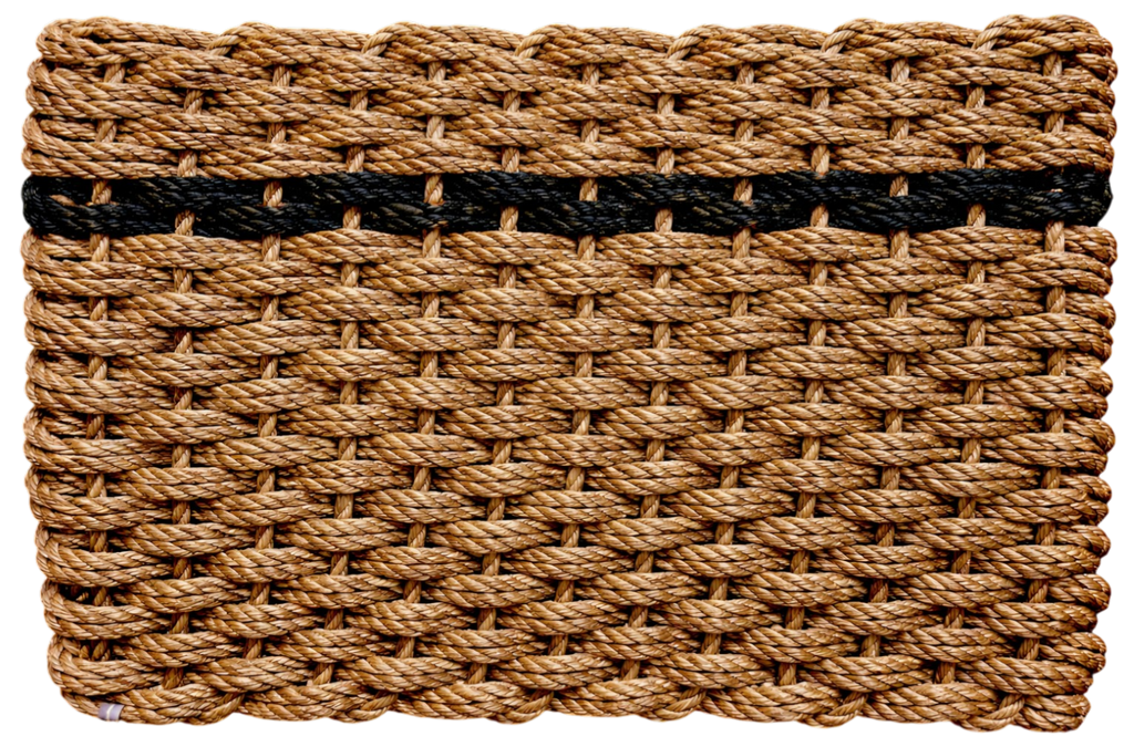 917 - Handcrafted Woven Maine Rope Door Mat