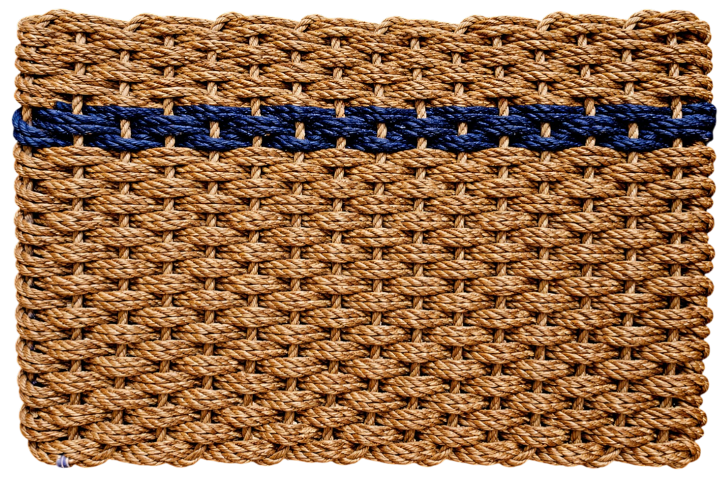 917 - Handcrafted Woven Maine Rope Door Mat