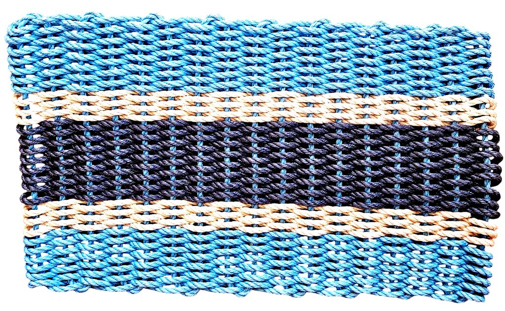 925 - Handcrafted Woven Maine Rope Door Mat