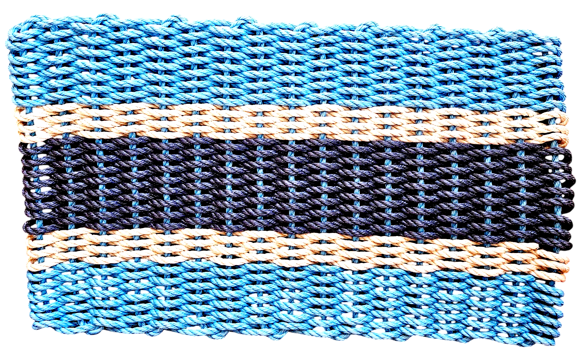 925 - Handcrafted Woven Maine Rope Door Mat