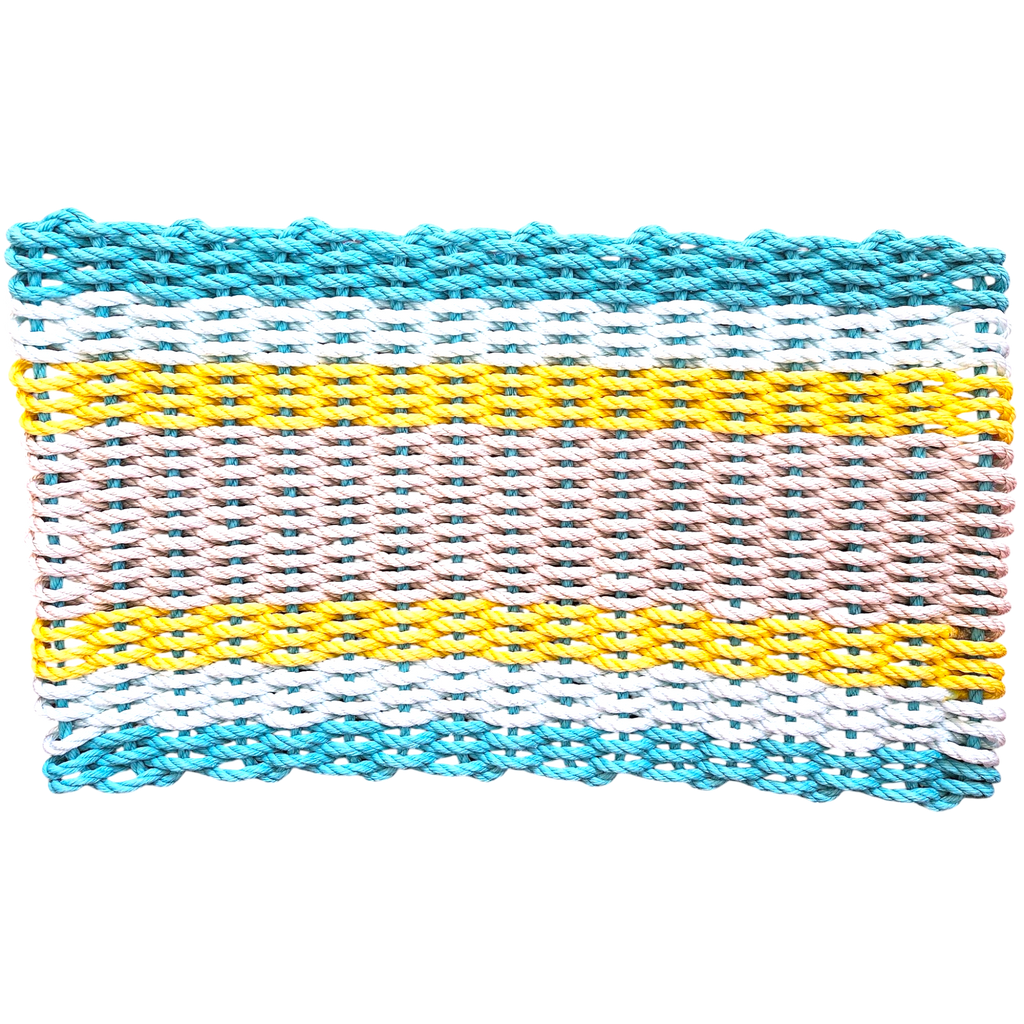 926 - Handcrafted Woven Maine Rope Door Mat