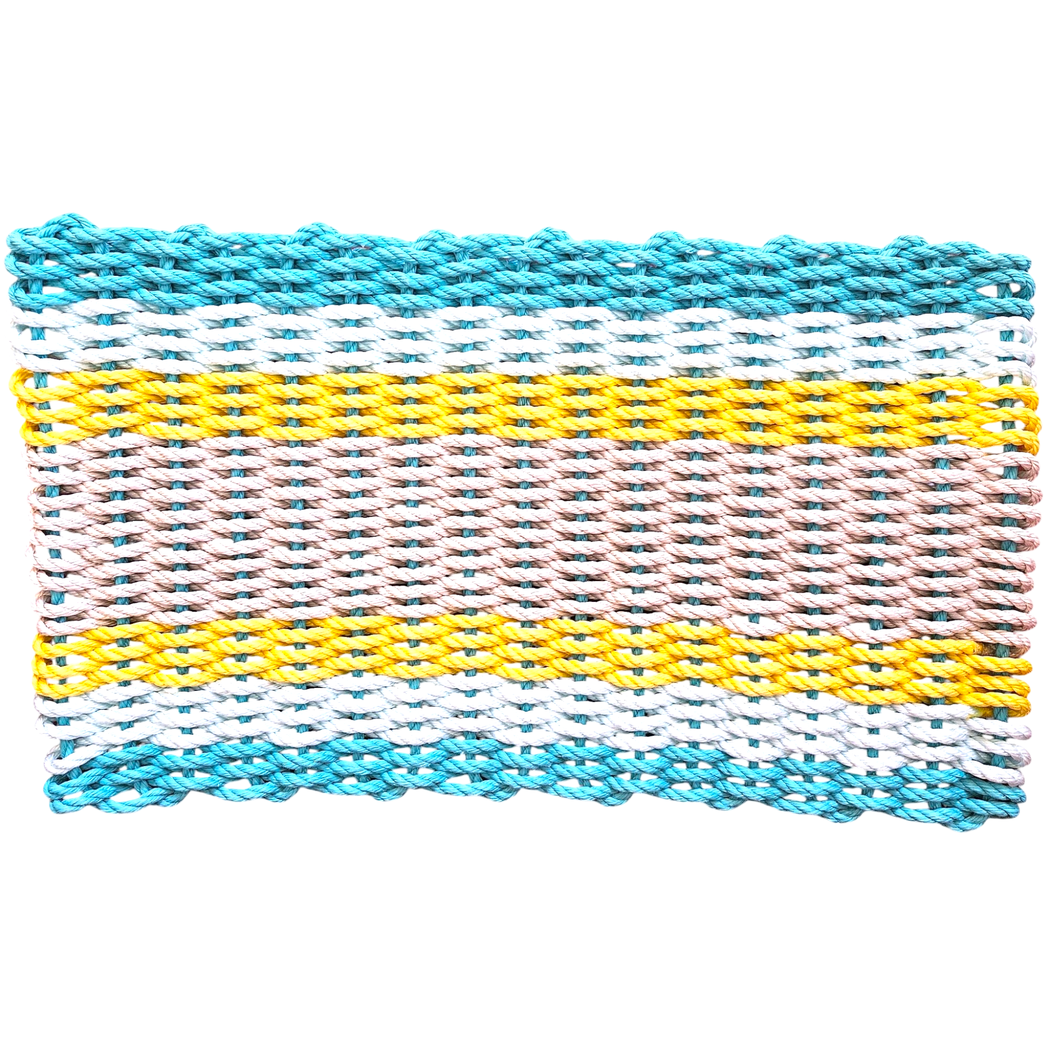 926 - Handcrafted Woven Maine Rope Door Mat