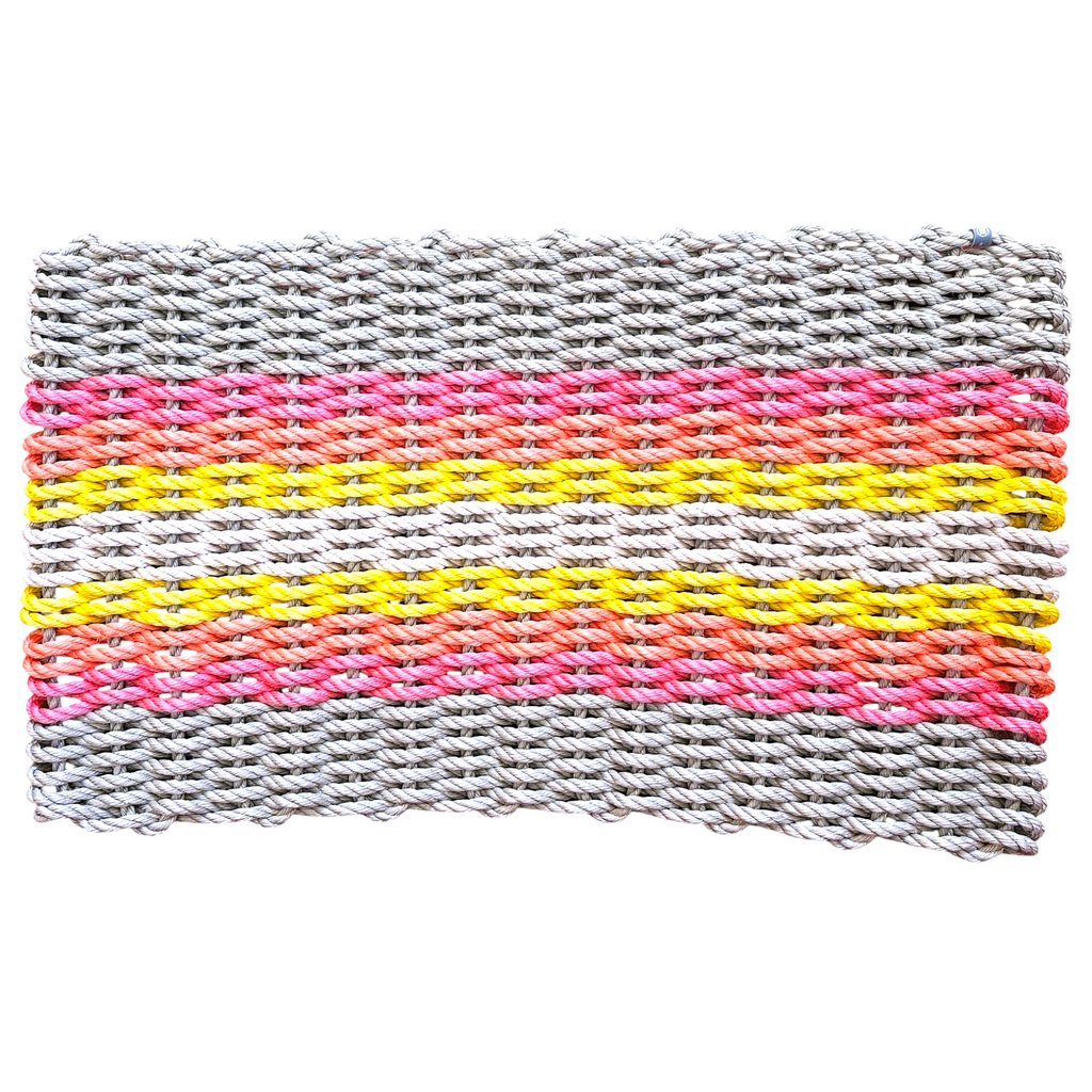 927 - Handcrafted Woven Maine Rope Door Mat