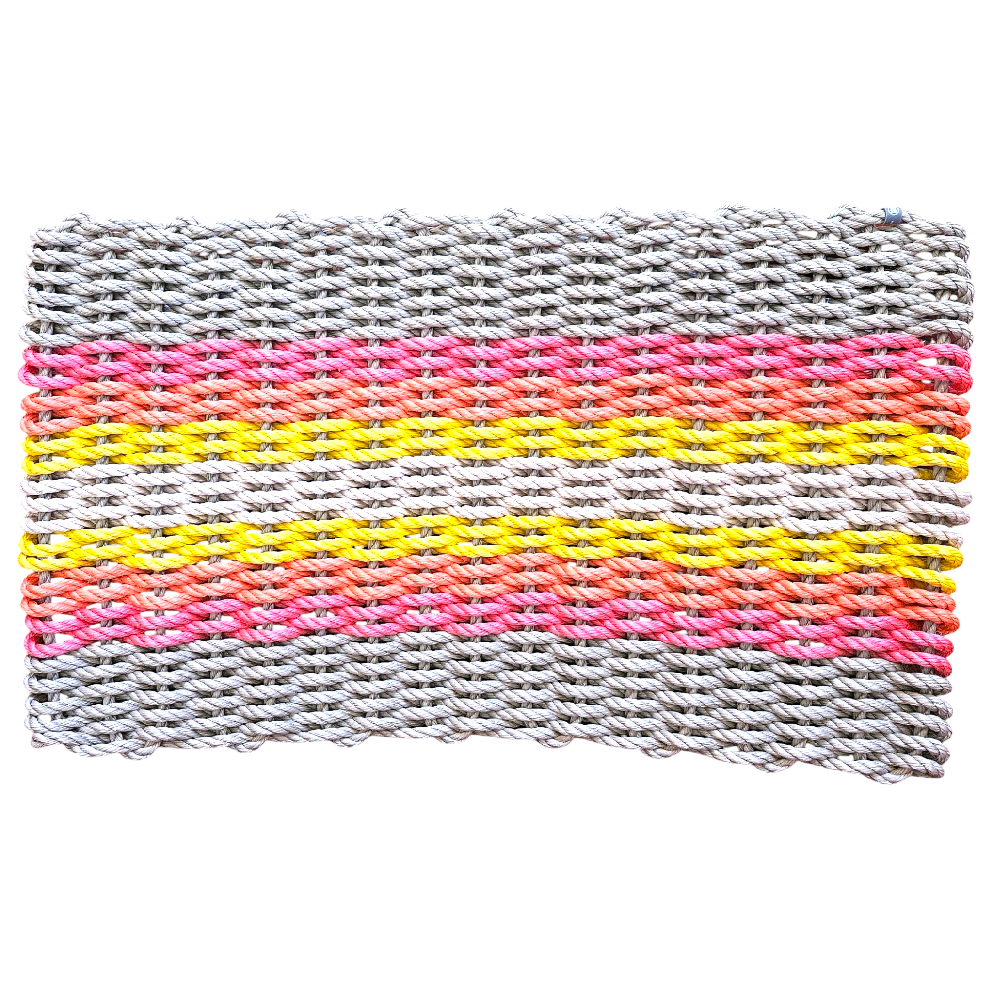 927 - Handcrafted Woven Maine Rope Door Mat