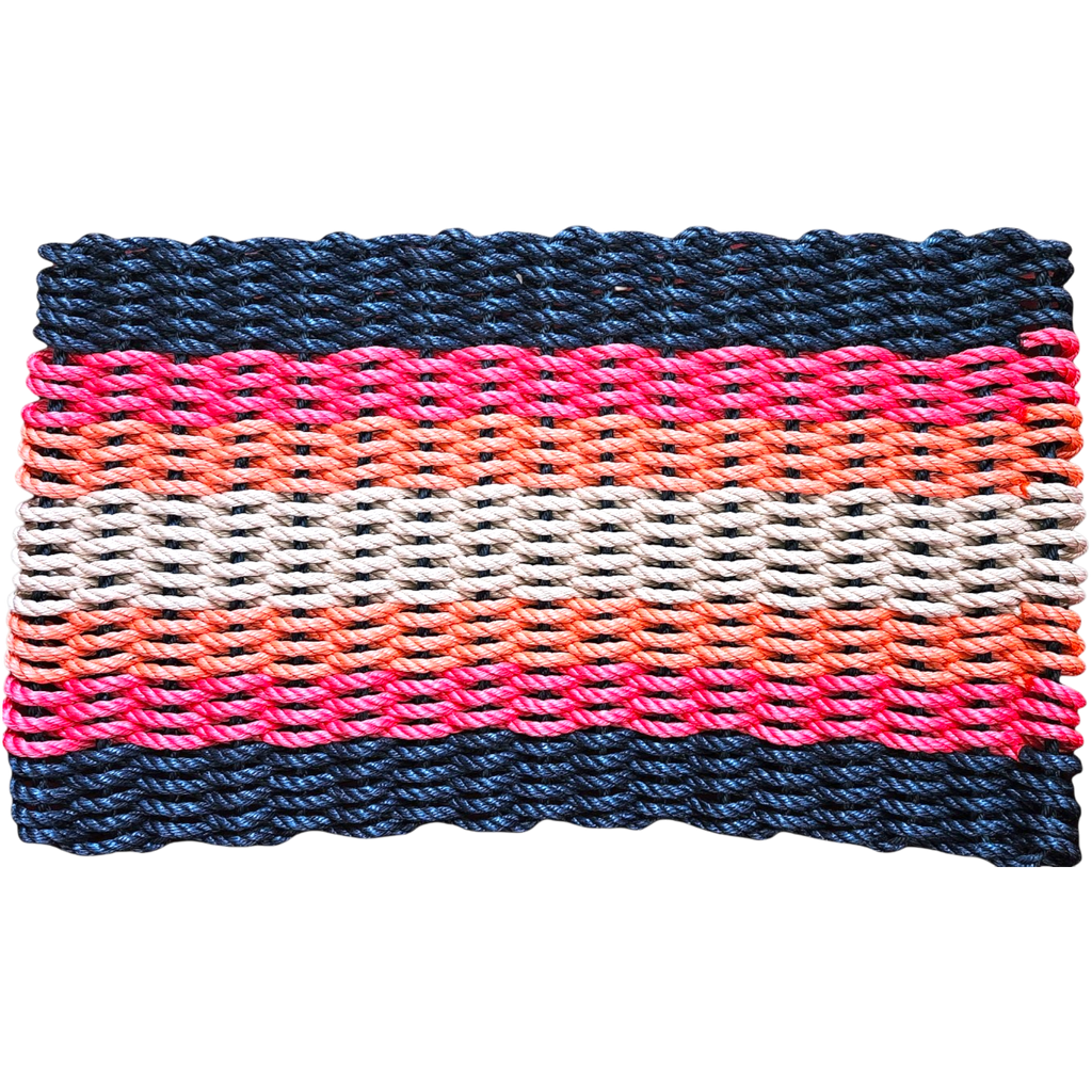 928 - Handcrafted Woven Maine Rope Door Mat