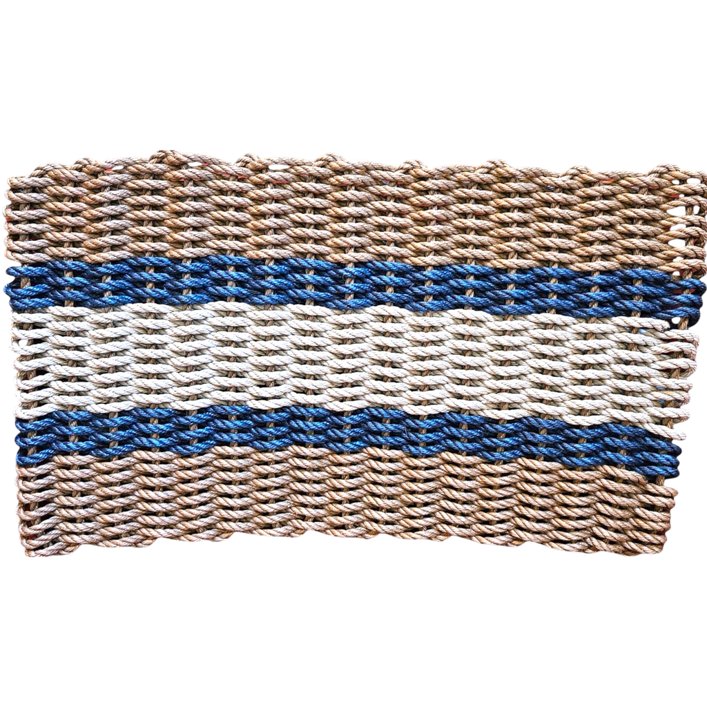 939 - Handcrafted Woven Maine Rope Door Mat