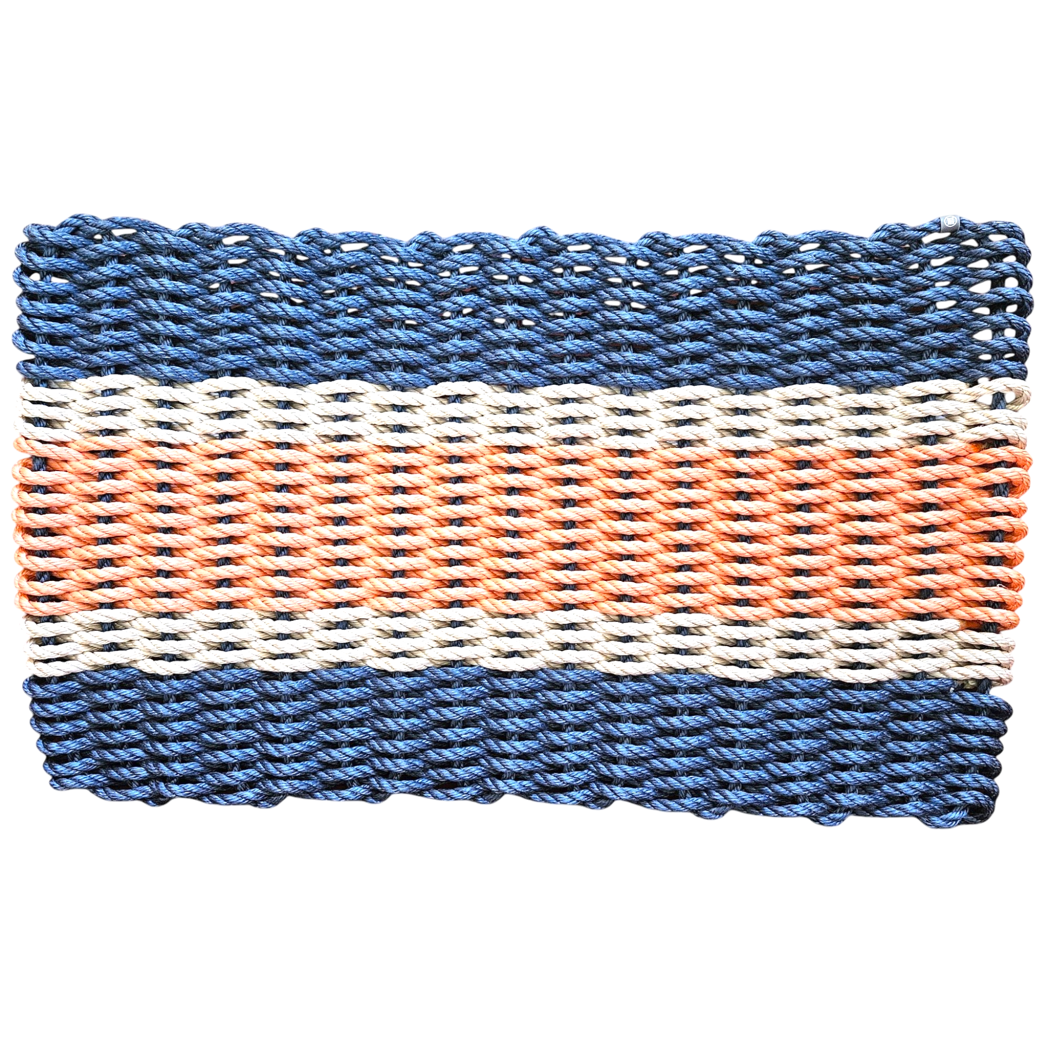 942 - Handcrafted Woven Maine Rope Door Mat