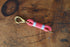 Pink Key Chain with White & Pink Whipping