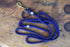 Multi Purple Dog Leash with Purple & White Whipping