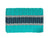 ON SALE - Five Stripe Rope Mat - Teal, Silver, Navy