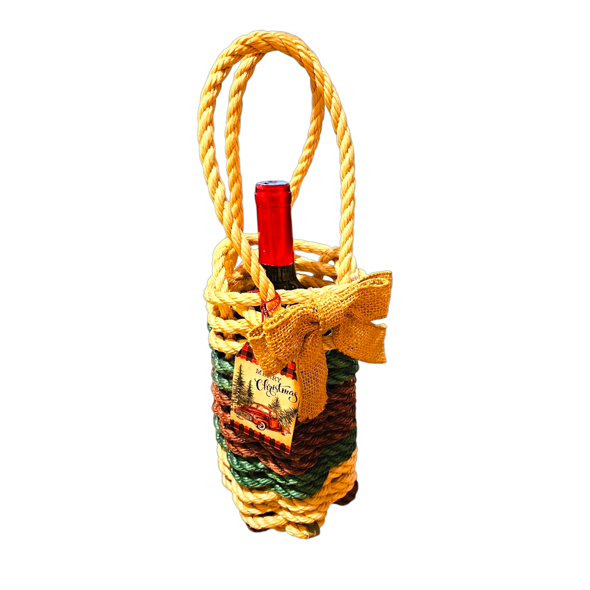 The Maine Rope Bottle Wrap
