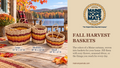 Handcrafted Woven Rope Baskets Fall - Harvest