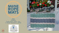 837 - Handcrafted Woven Maine Rope Door Mat