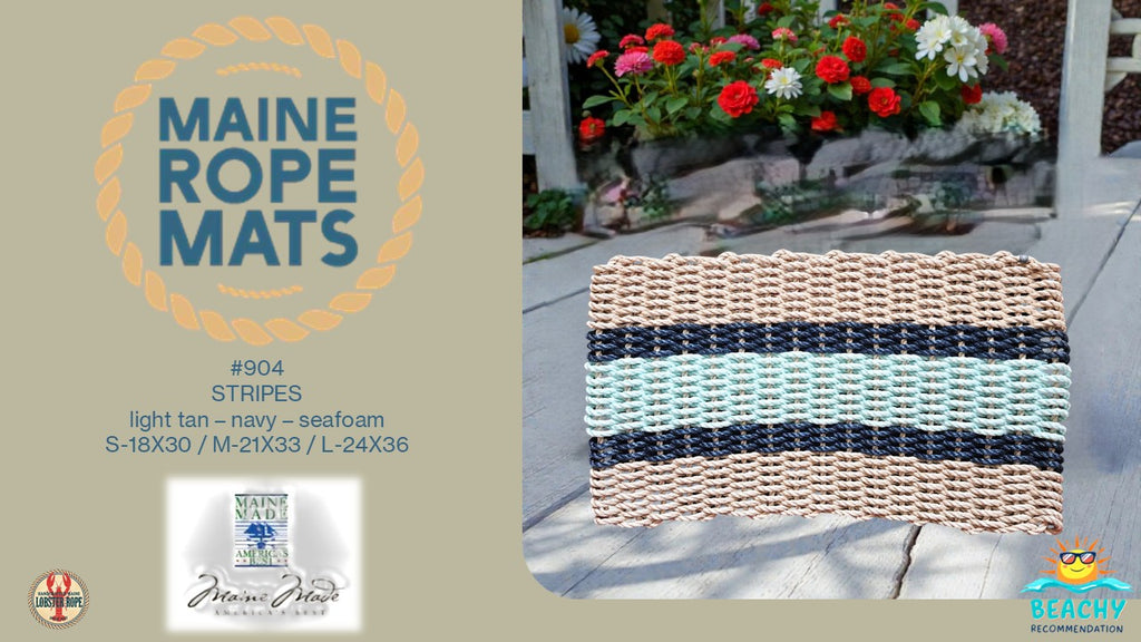 904 - Handcrafted Woven Maine Rope Door Mat – Maine Rope Mats