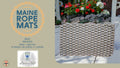 DW 820 - Handcrafted Woven Maine Rope Door Mat