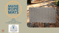 DW 822 - Handcrafted Woven Maine Rope Door Mat