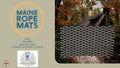 DW 817 - Handcrafted Woven Maine Rope Door Mat