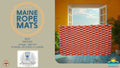 DW 870 - Handcrafted Woven Maine Rope Door Mat