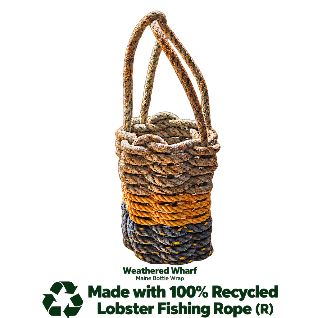 The Maine Rope Bottle Wrap