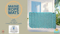 DW 879 - Handcrafted Woven Maine Rope Door Mat