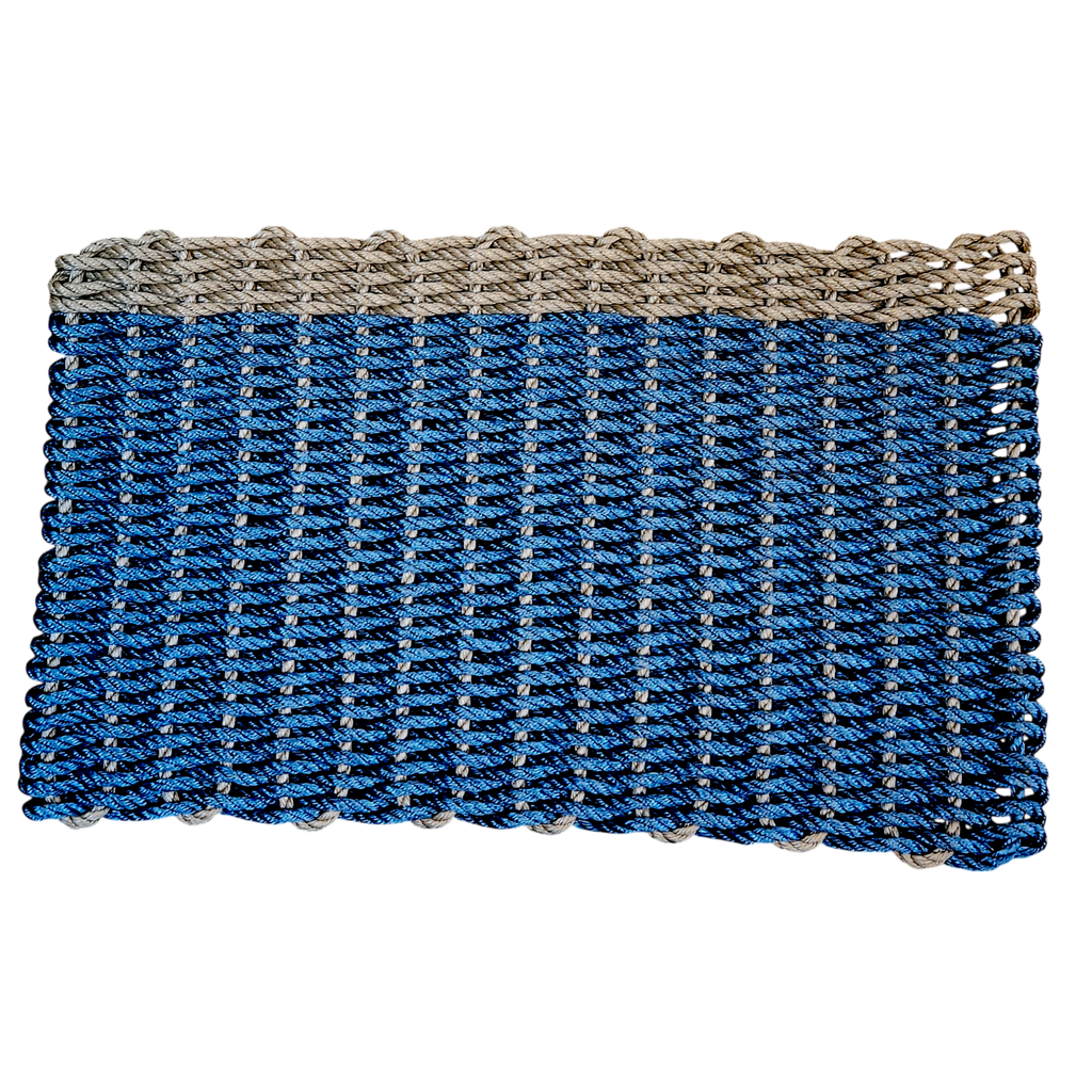 266 - Handcrafted Woven Maine Rope Door Mat