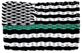 FLAG MAT - Handcrafted Woven Maine Rope Door Mat