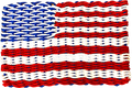 FLAG MAT - Handcrafted Woven Maine Rope Door Mat
