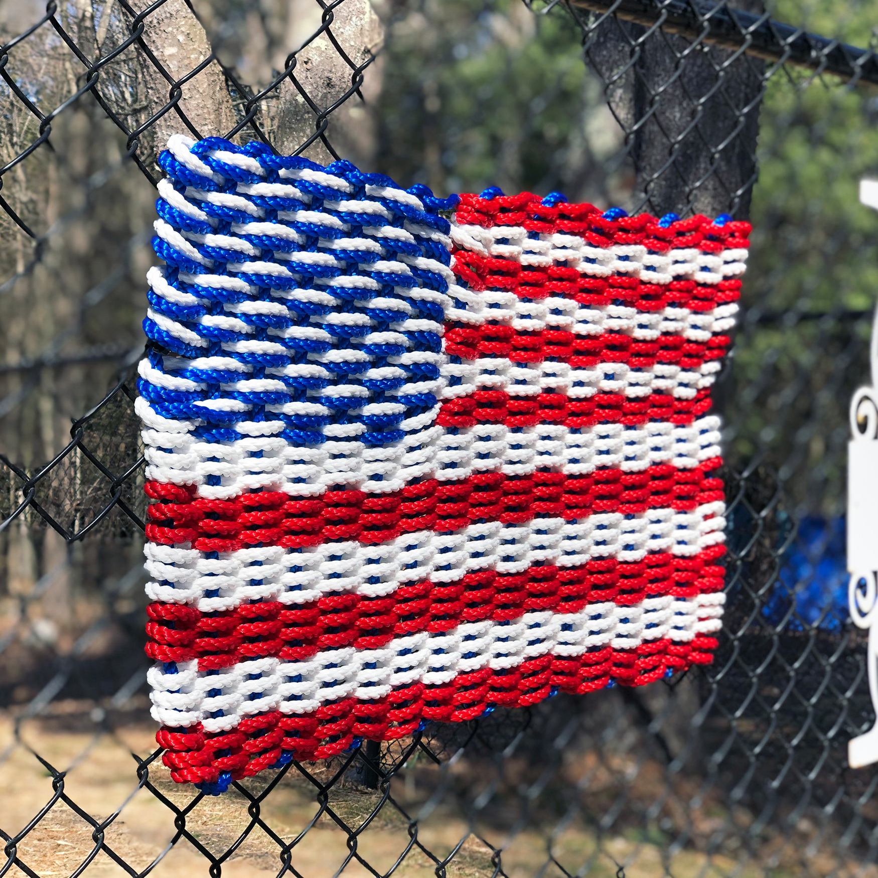 All American Rope Flag – Maine Rope Mats