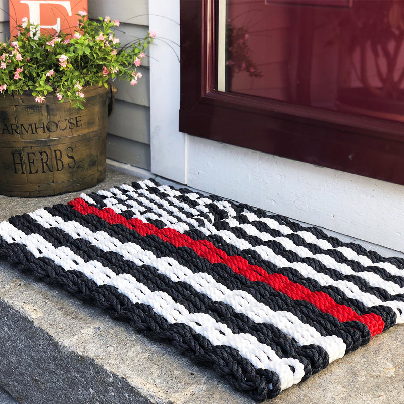 Patriotic Baskets ~ Red White & Blue – Maine Rope Mats